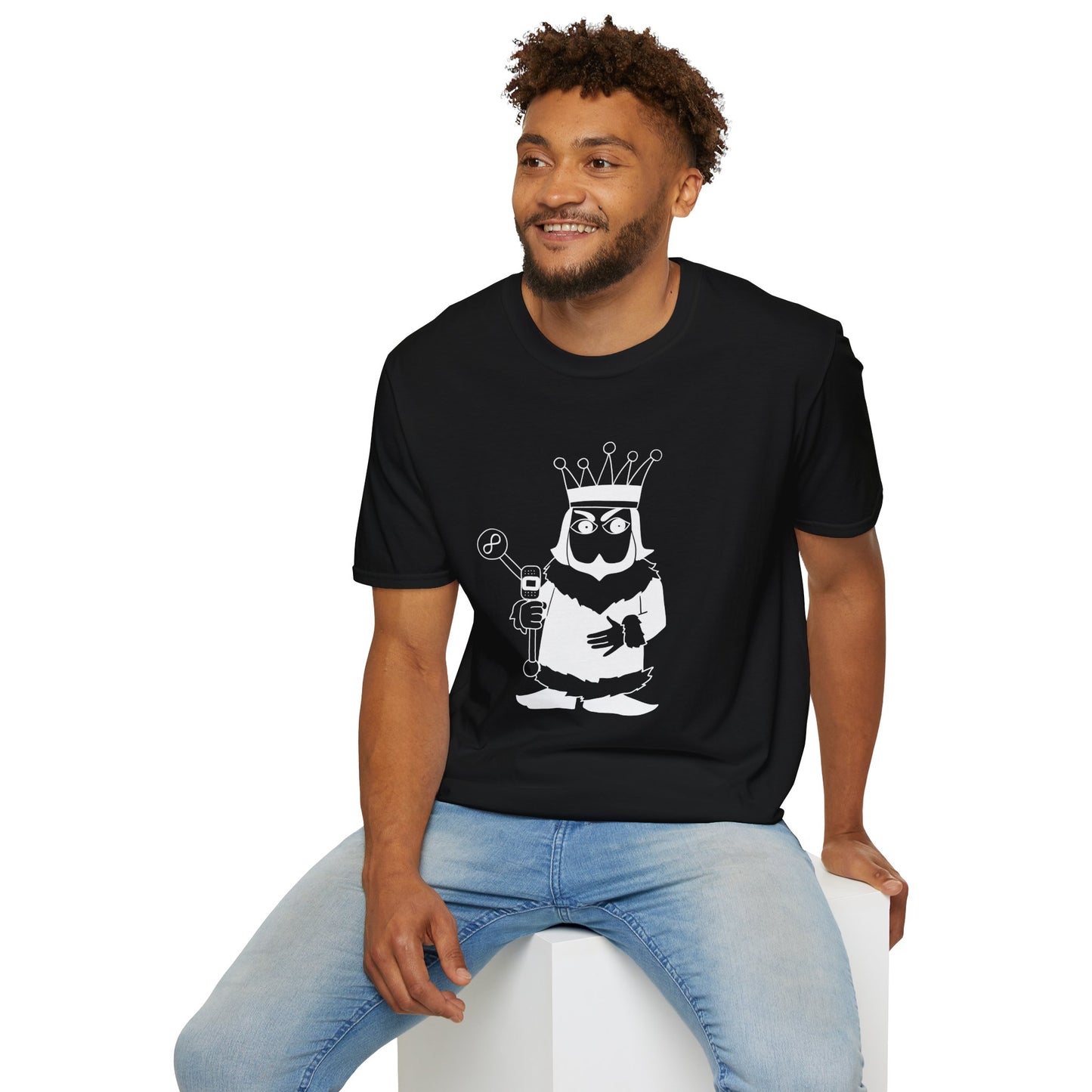 Angry King | Unisex Softstyle T-Shirt