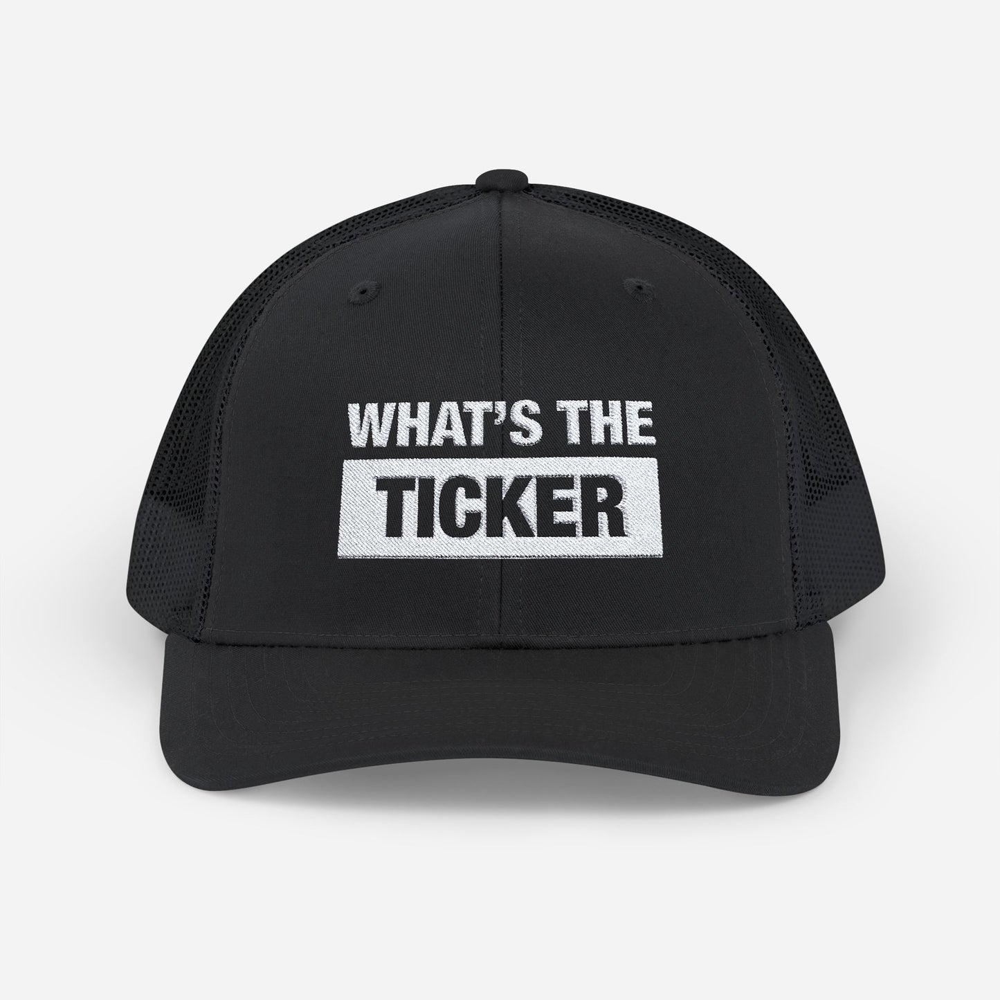 What's the Ticker | Snapback Trucker Cap